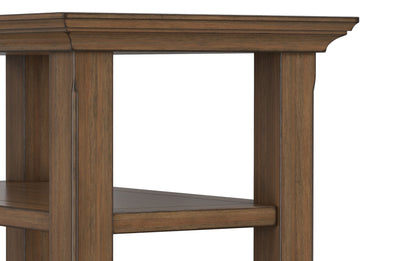 Rustic Natural Aged Brown | Acadian Narrow Side Table