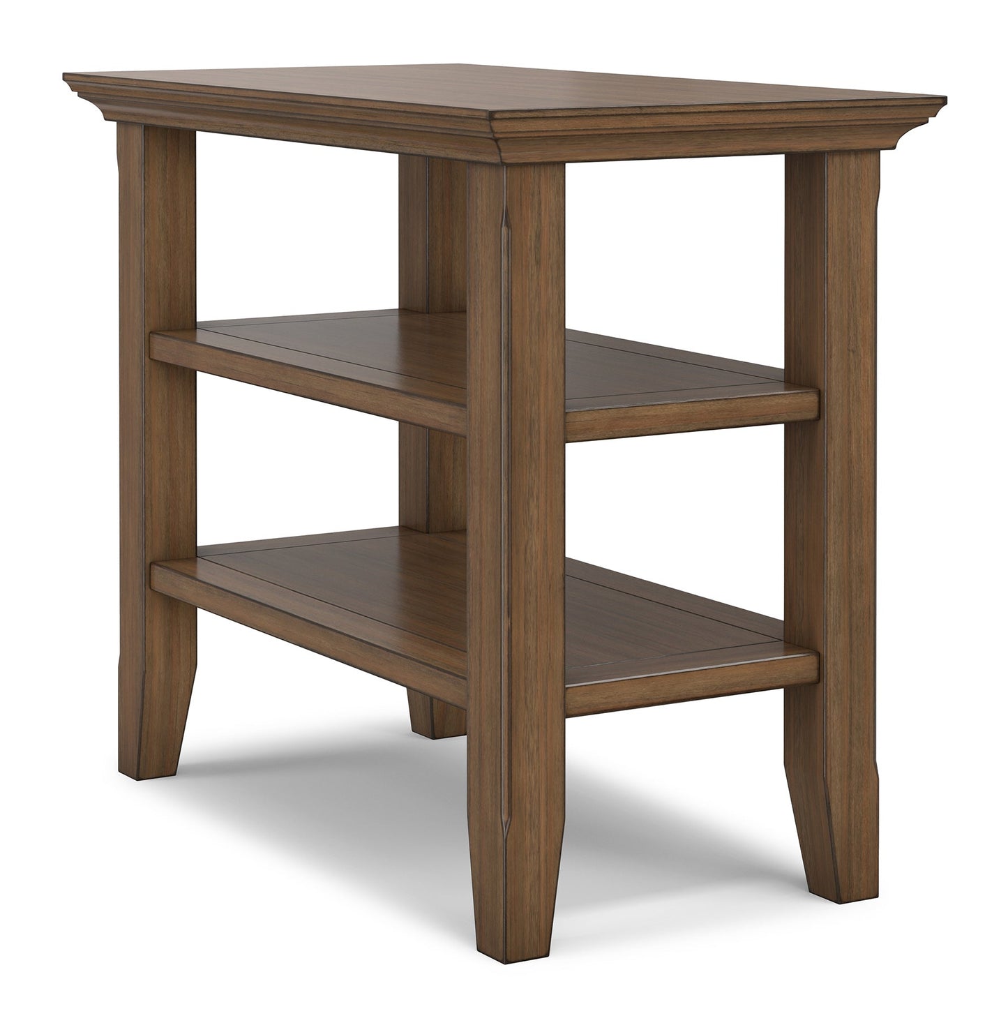 Rustic Natural Aged Brown | Acadian Narrow Side Table