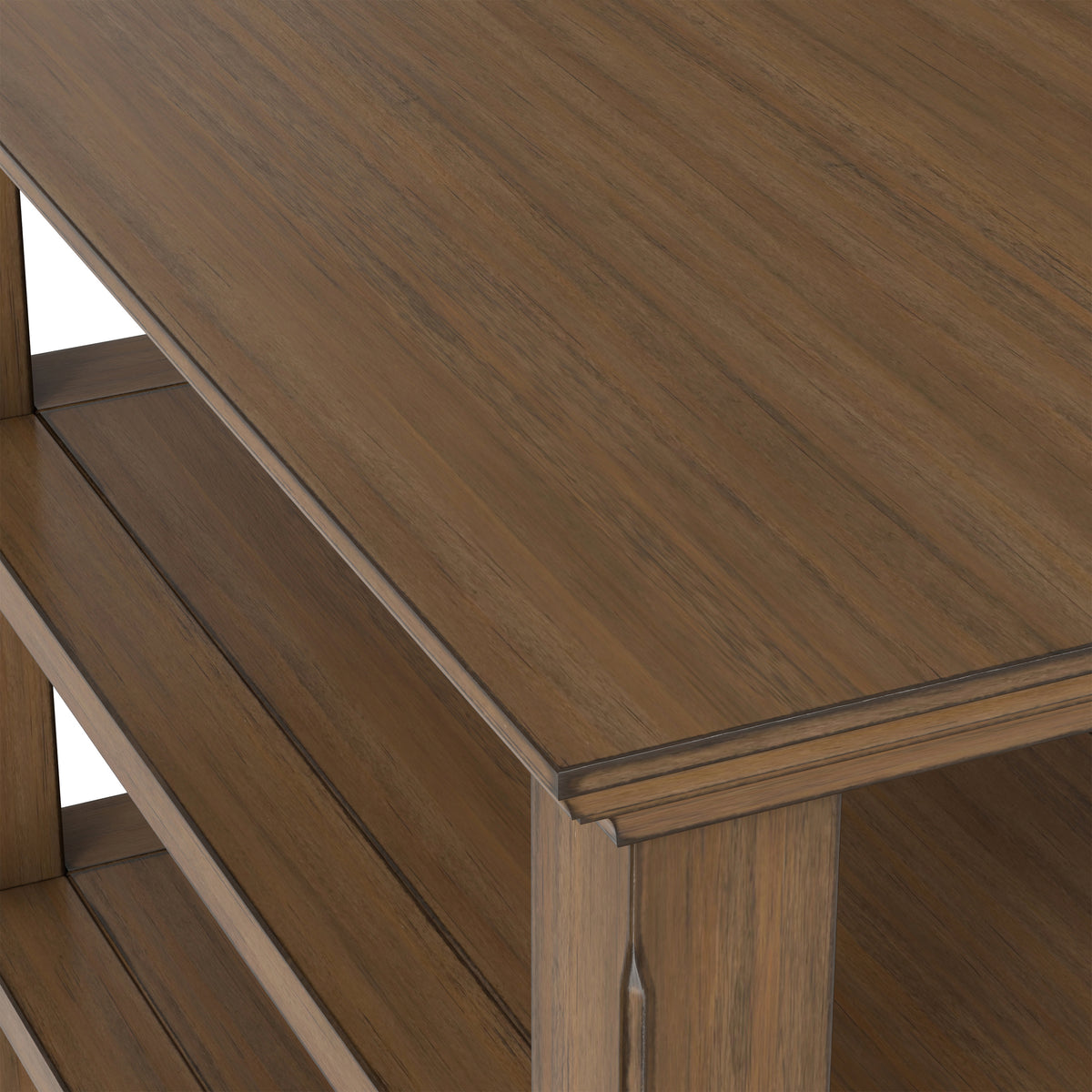 Rustic Natural Aged Brown | Acadian Narrow Side Table