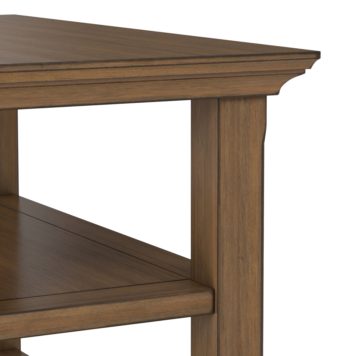 Rustic Natural Aged Brown | Acadian Narrow Side Table