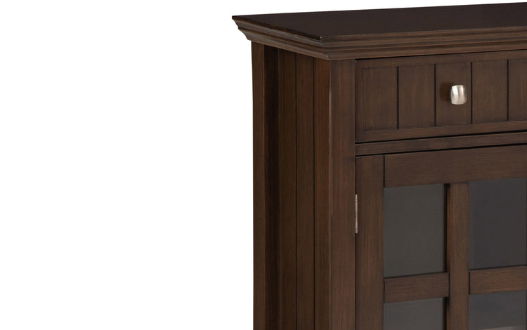 Natural Aged Brown | Acadian Entryway Storage Cabinet
