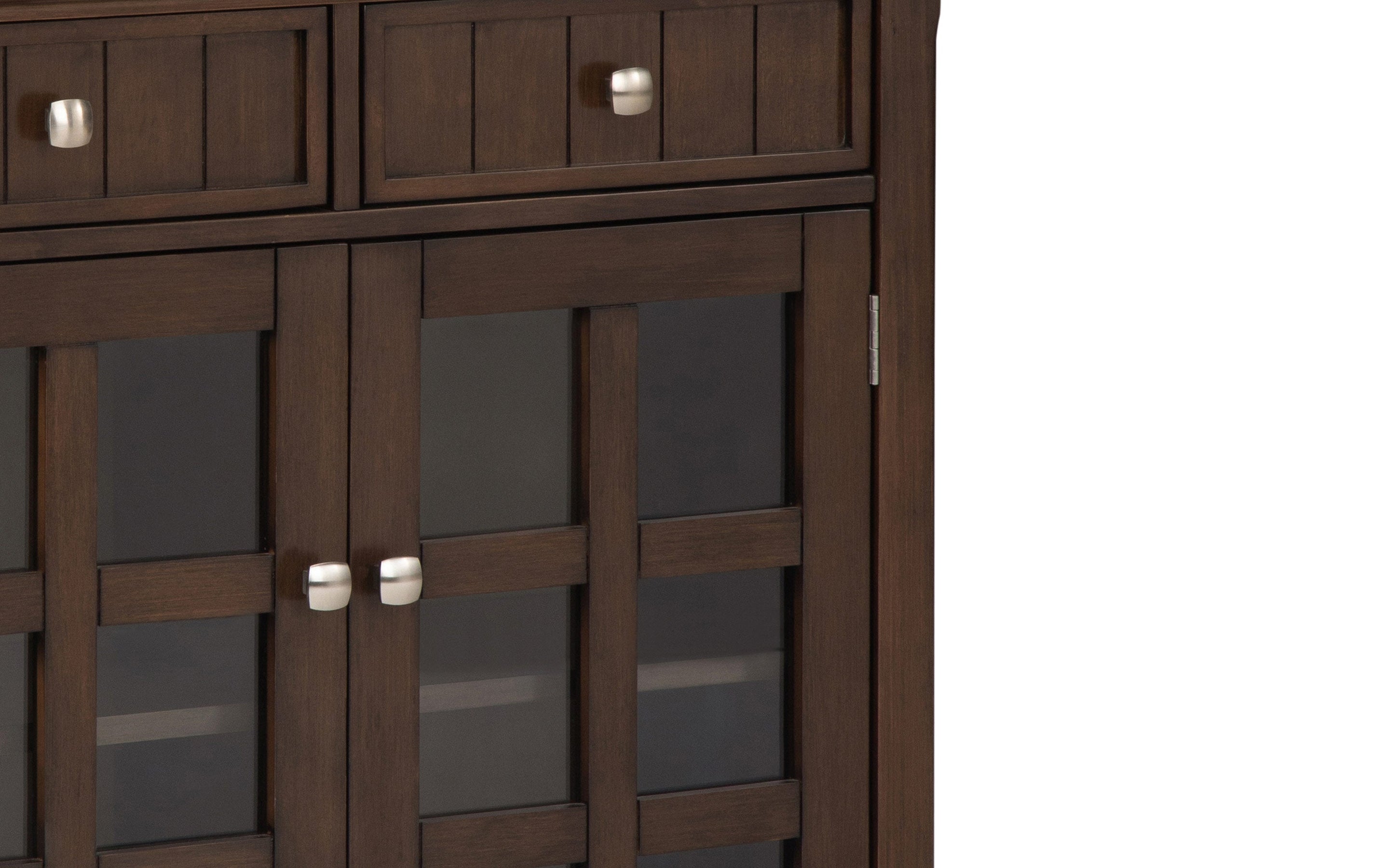 Natural Aged Brown | Acadian Entryway Storage Cabinet