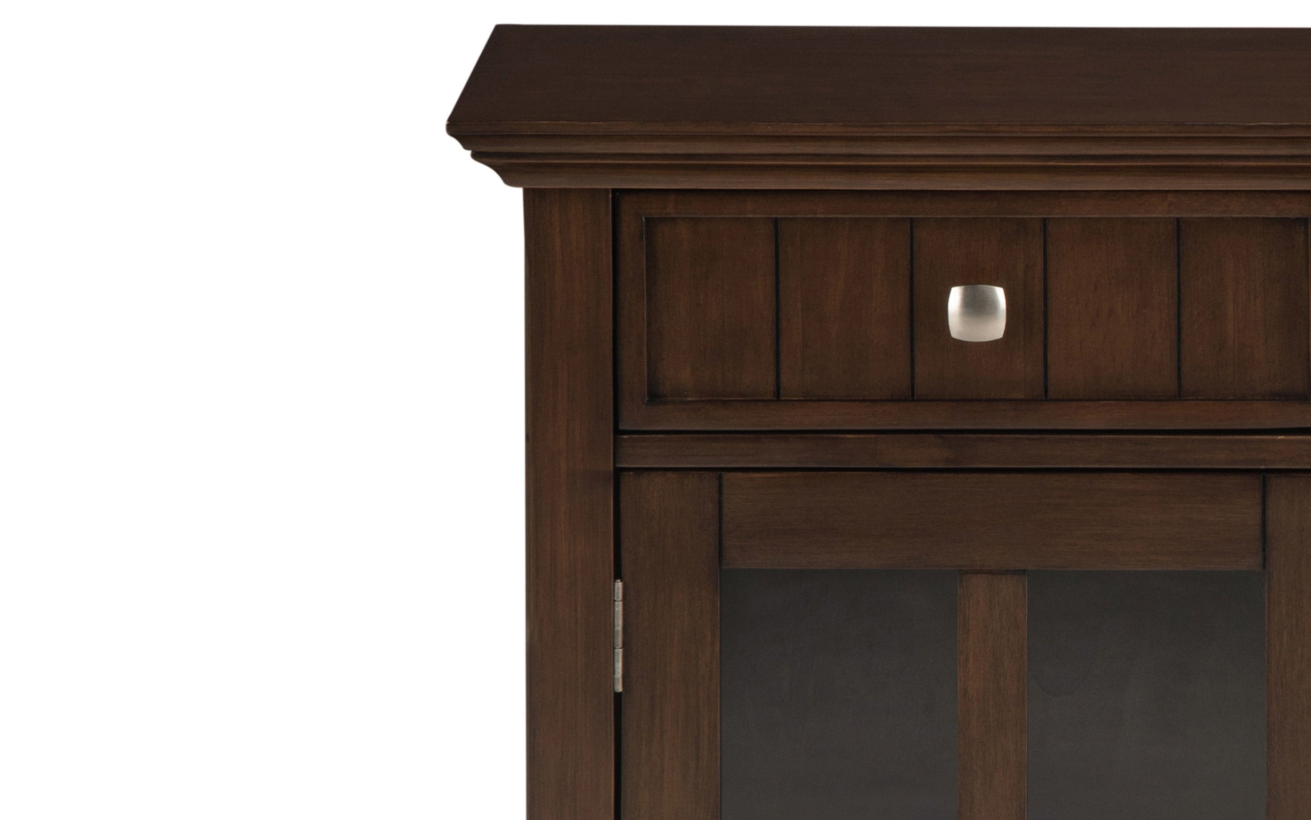 Natural Aged Brown | Acadian Entryway Storage Cabinet