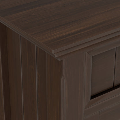 Natural Aged Brown | Acadian Entryway Storage Cabinet