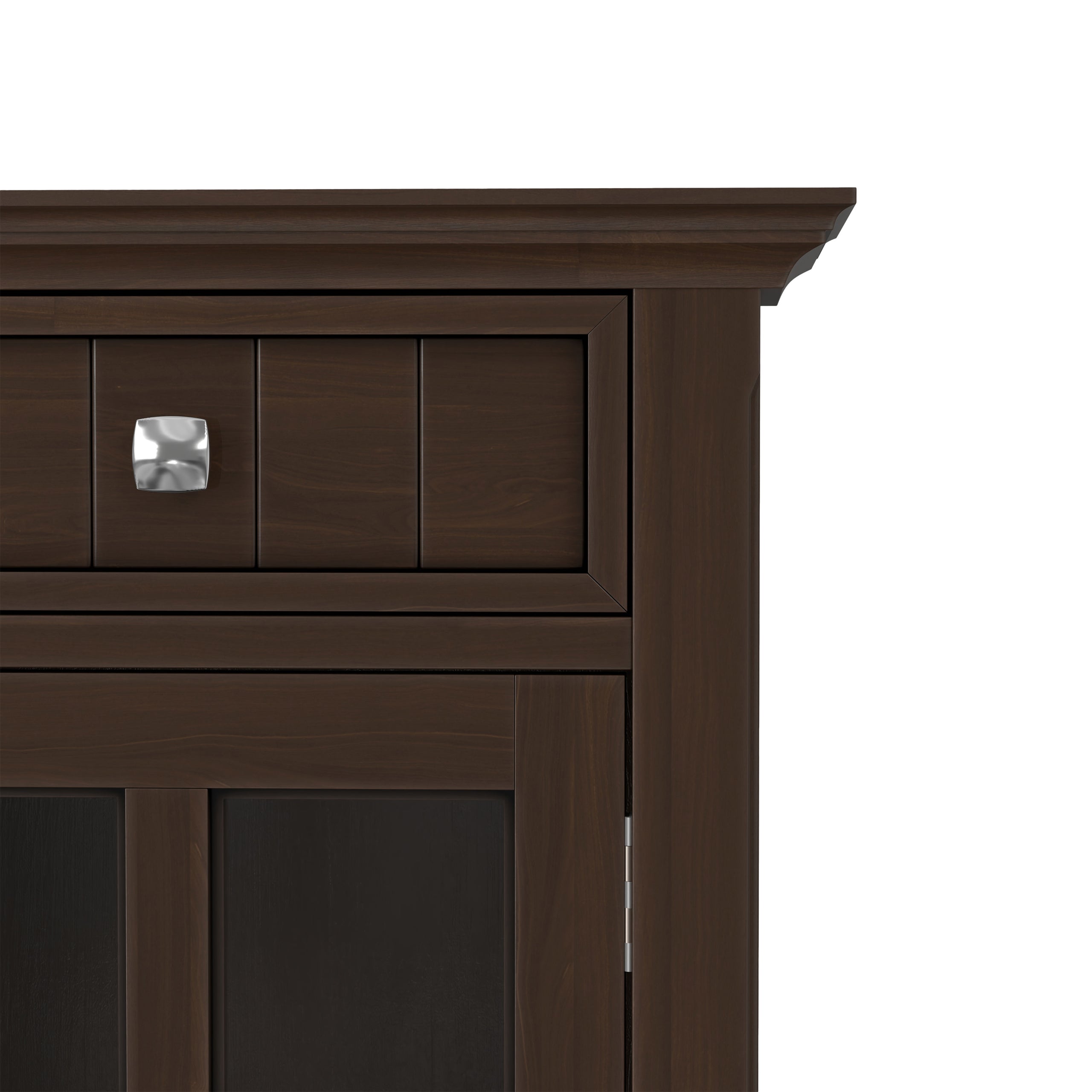Natural Aged Brown | Acadian Entryway Storage Cabinet