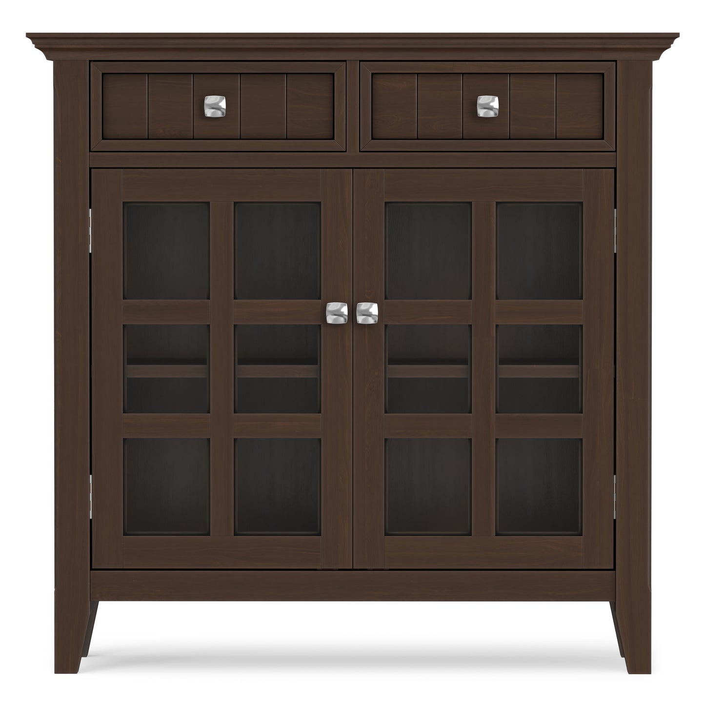 Natural Aged Brown | Acadian Entryway Storage Cabinet