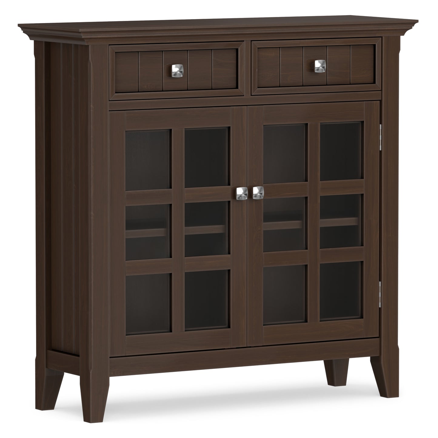 Natural Aged Brown | Acadian Entryway Storage Cabinet