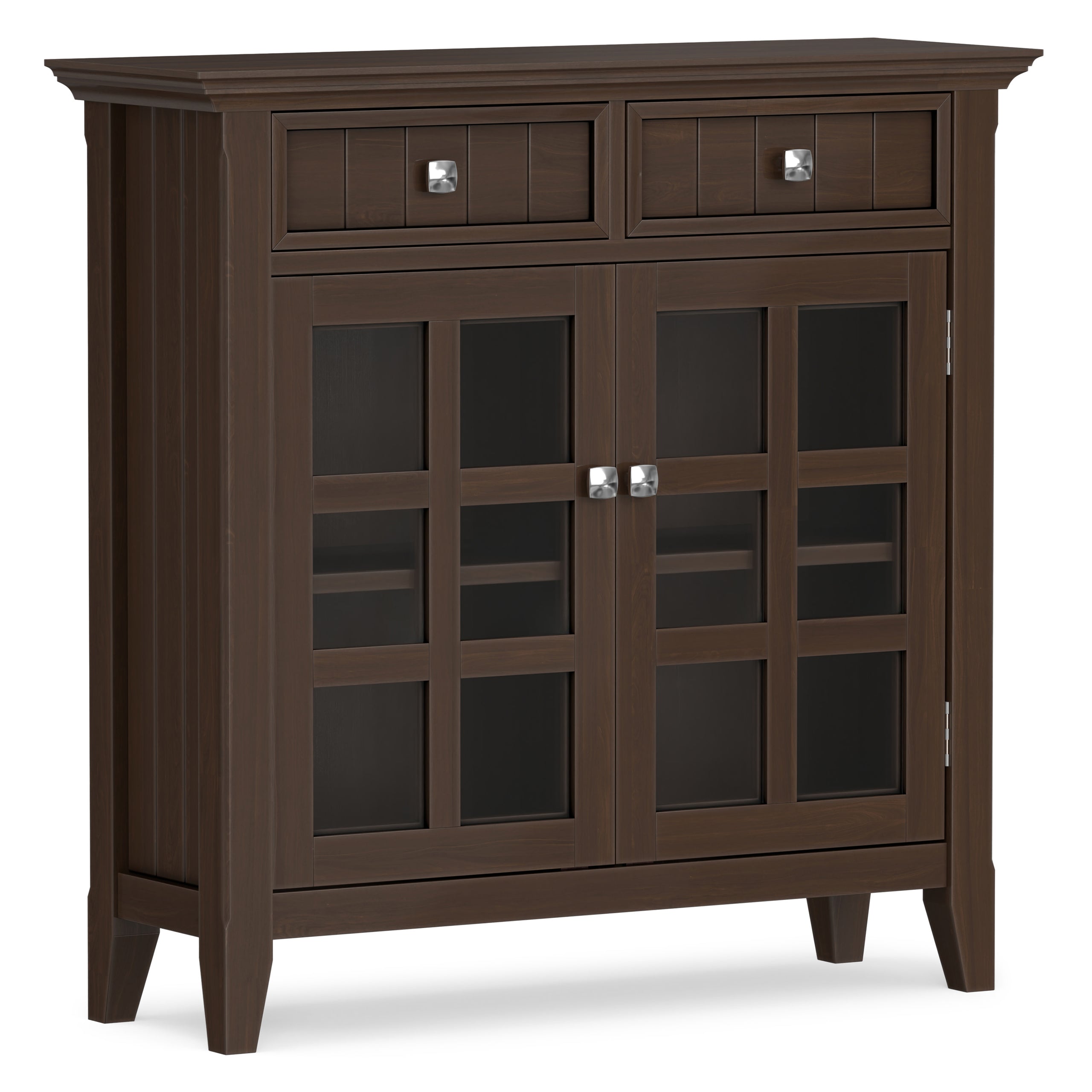 Natural Aged Brown | Acadian Entryway Storage Cabinet