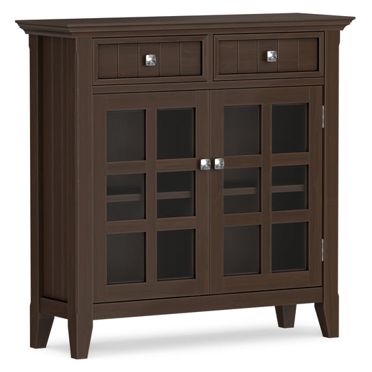 Natural Aged Brown | Acadian Entryway Storage Cabinet