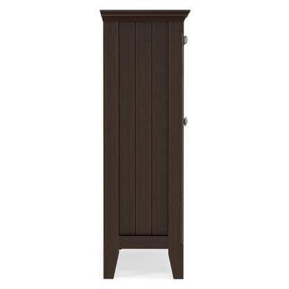 Natural Aged Brown | Acadian Entryway Storage Cabinet