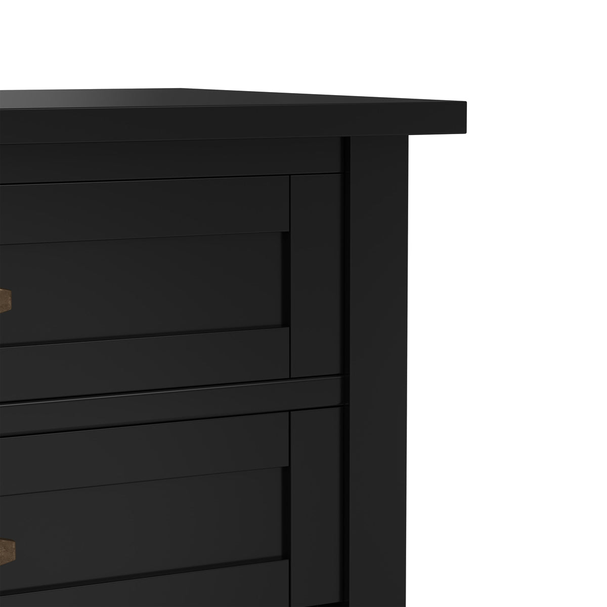 Black | Warm Shaker Nightstand