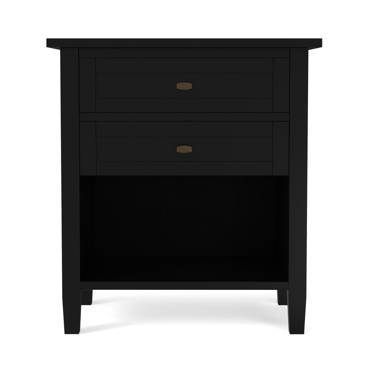 Black | Warm Shaker Nightstand
