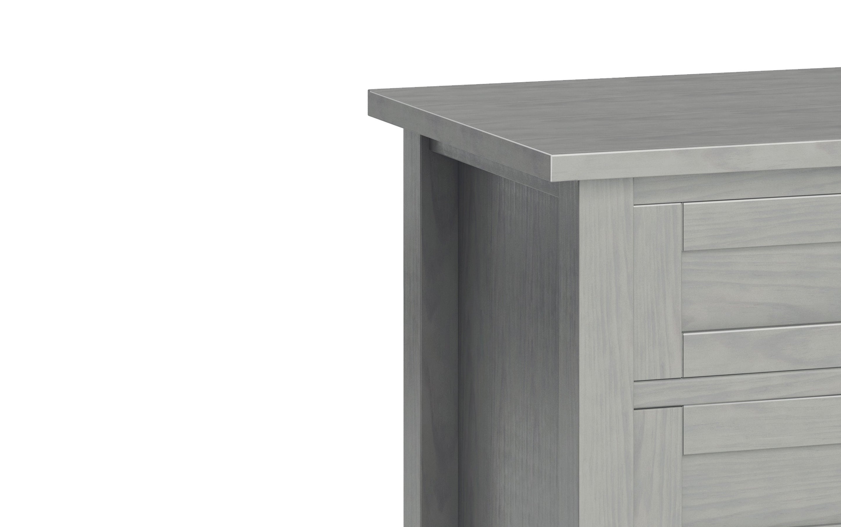 Fog Grey | Warm Shaker Bedside Table