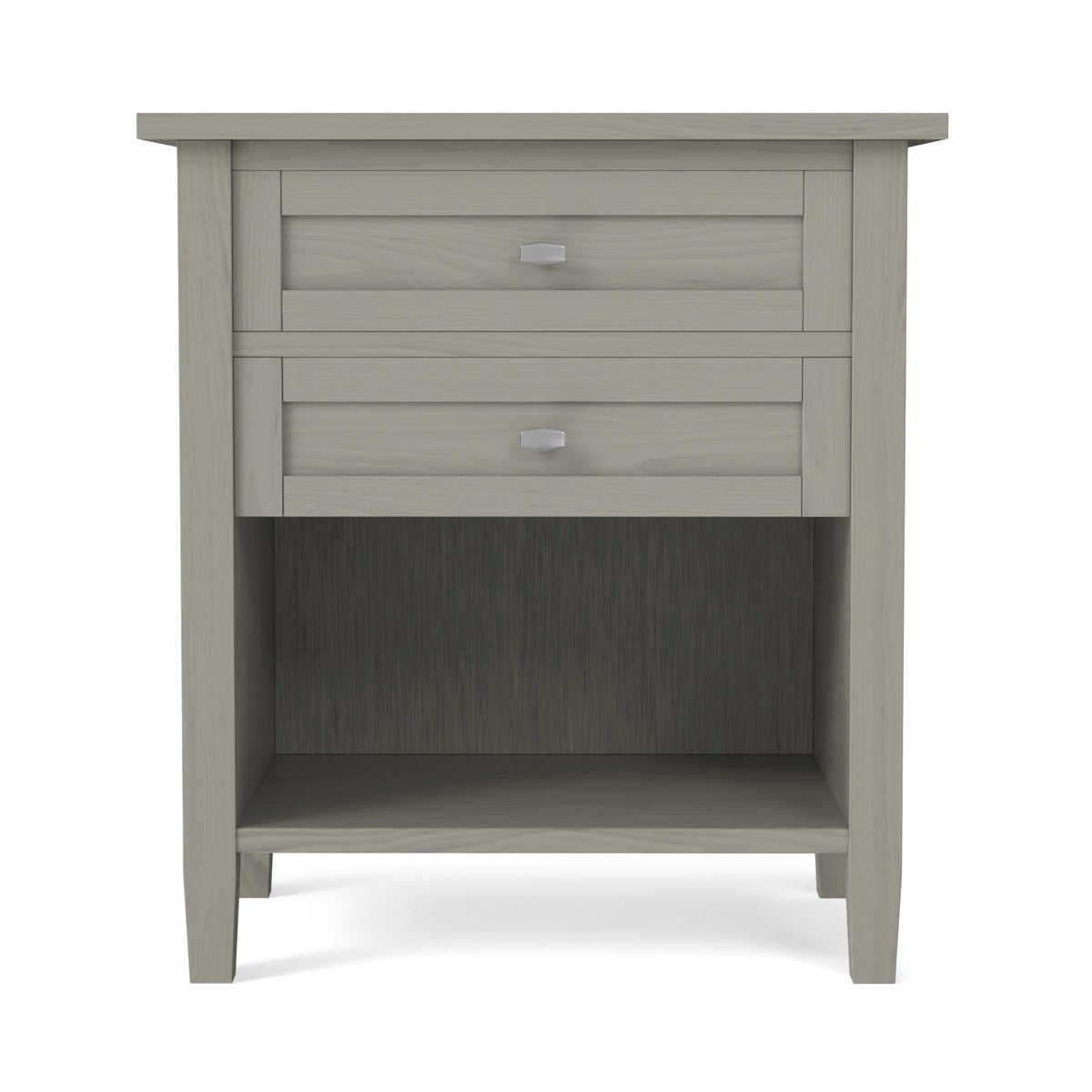 Fog Grey | Warm Shaker Nightstand
