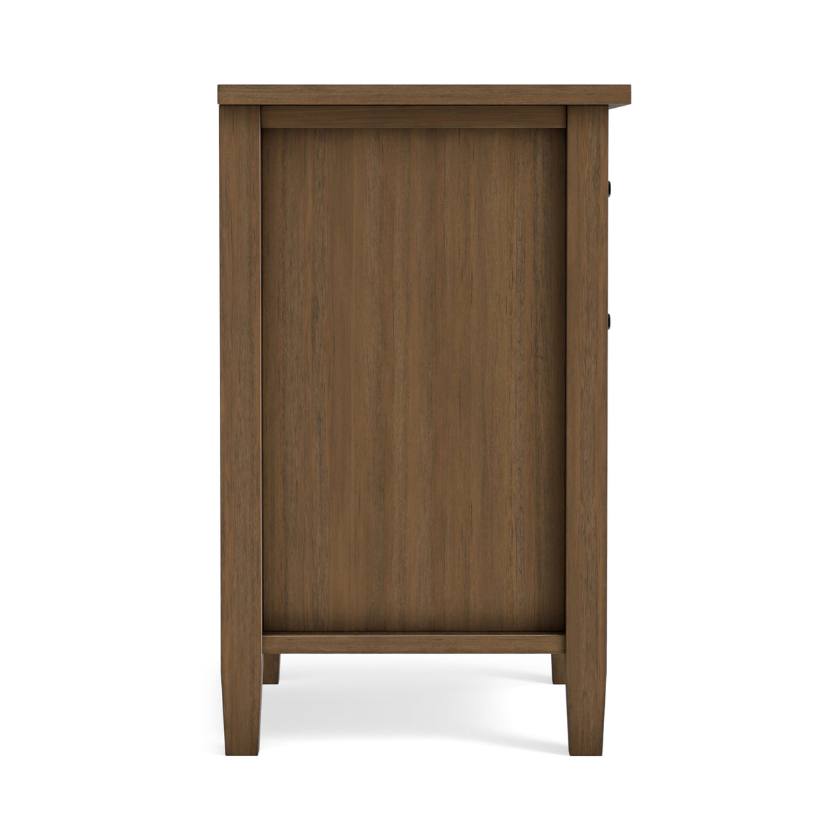 Rustic Natural Aged Brown | Warm Shaker Nightstand