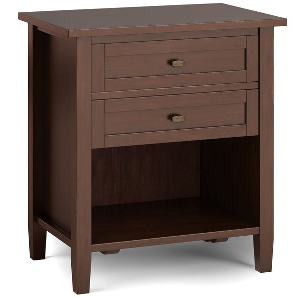 Russet Brown | Warm Shaker Bedside Table