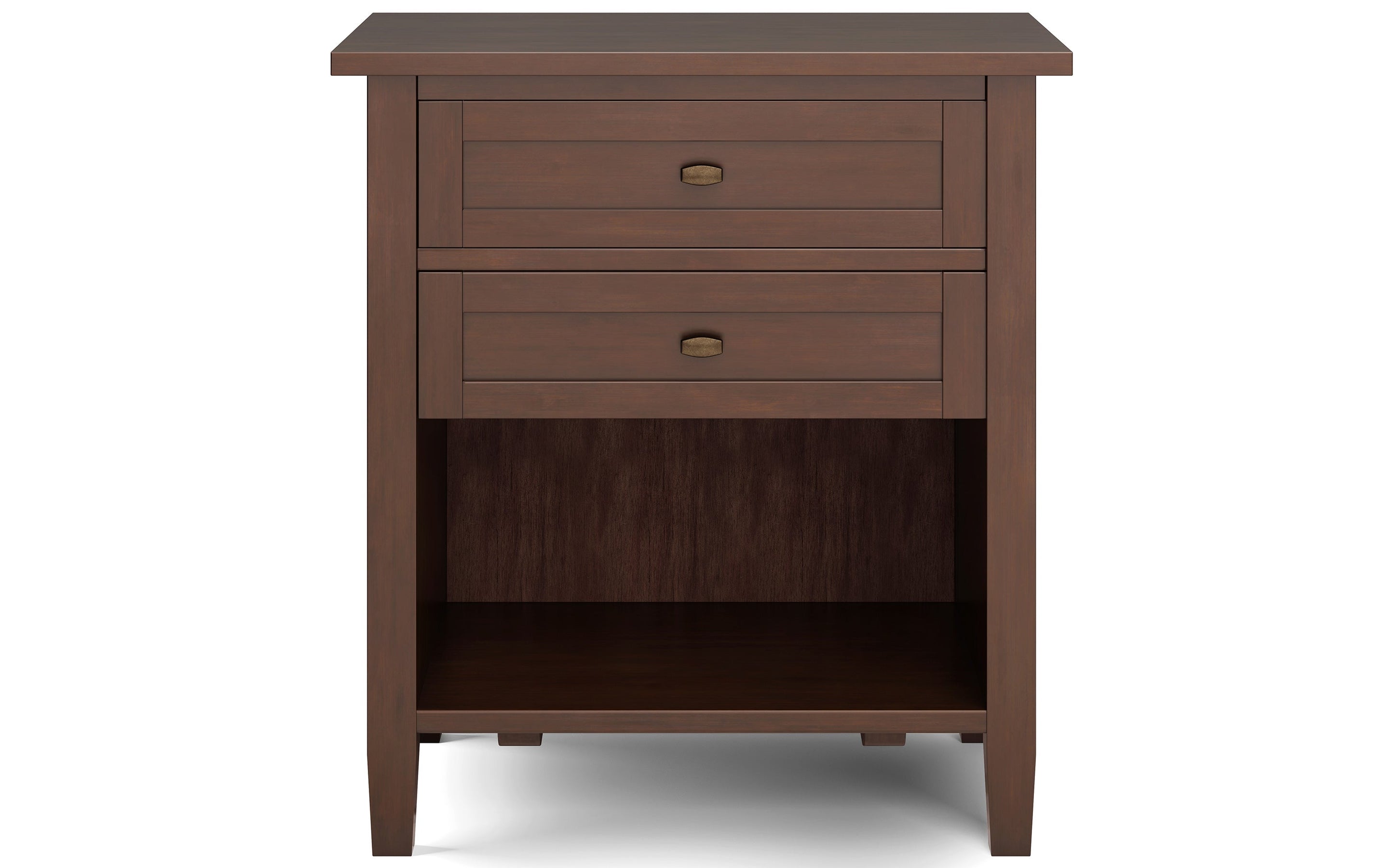 Russet Brown | Warm Shaker Bedside Table