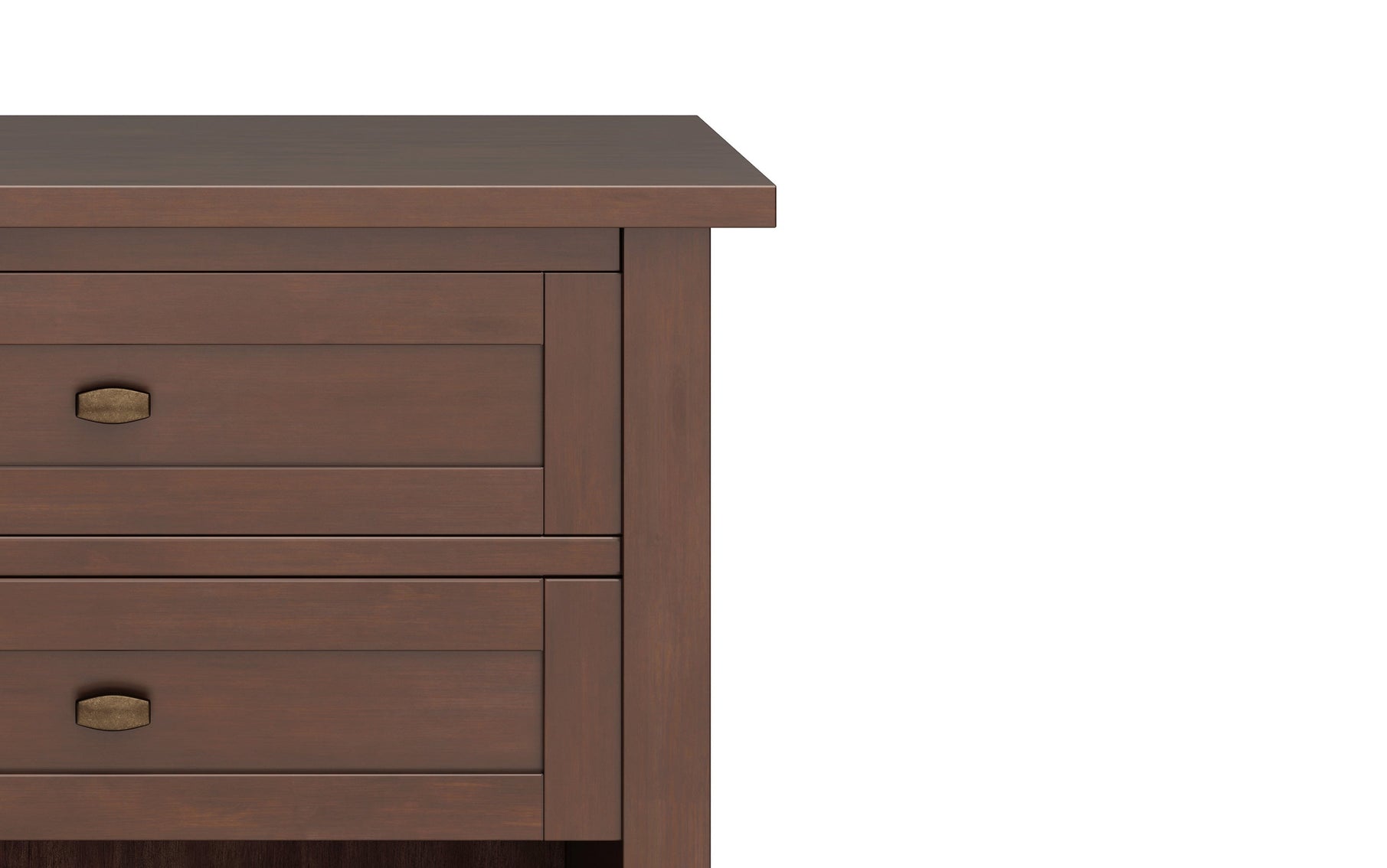 Russet Brown | Warm Shaker Bedside Table