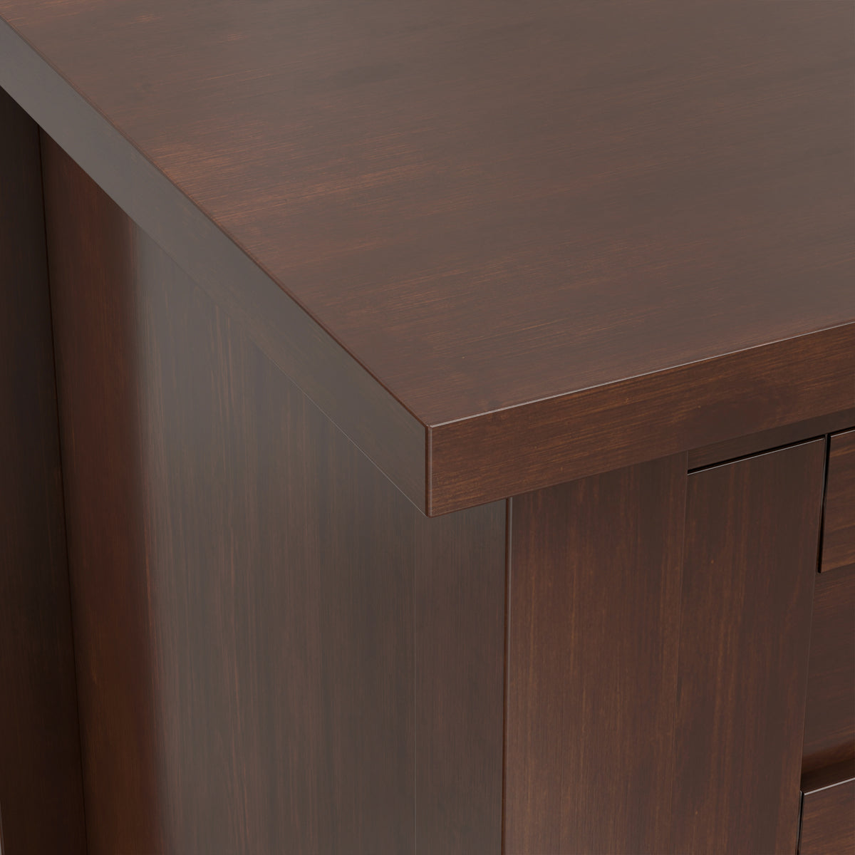 Russet Brown | Warm Shaker Nightstand