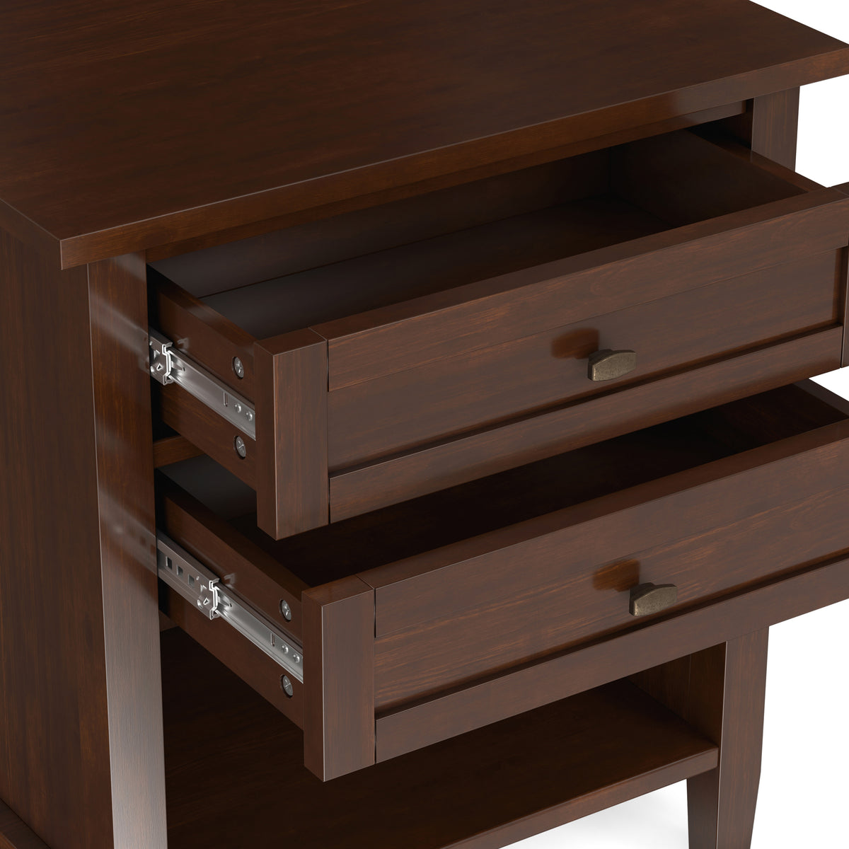 Russet Brown | Warm Shaker Nightstand