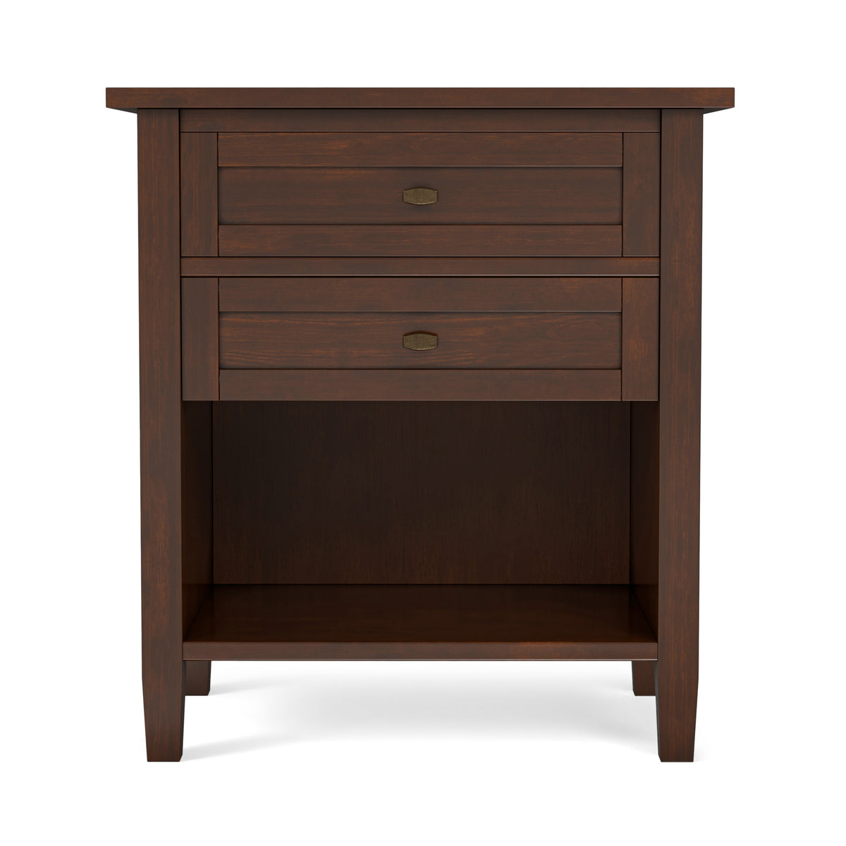 Russet Brown | Warm Shaker Nightstand