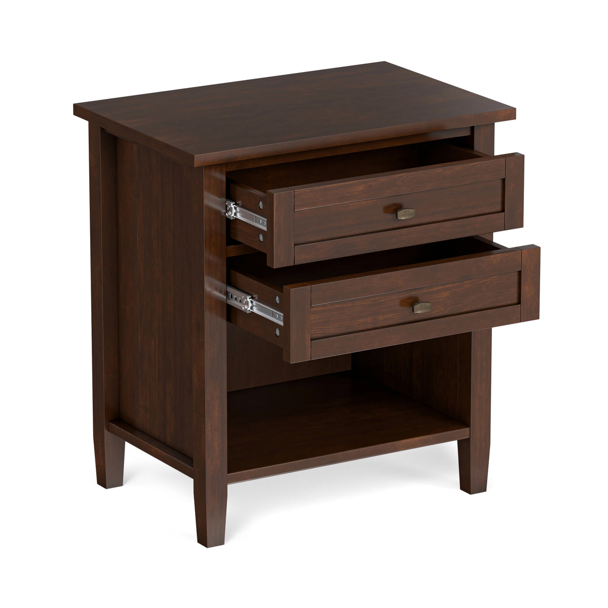 Russet Brown | Warm Shaker Nightstand