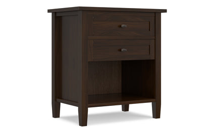 Tobacco Brown | Warm Shaker Bedside Table