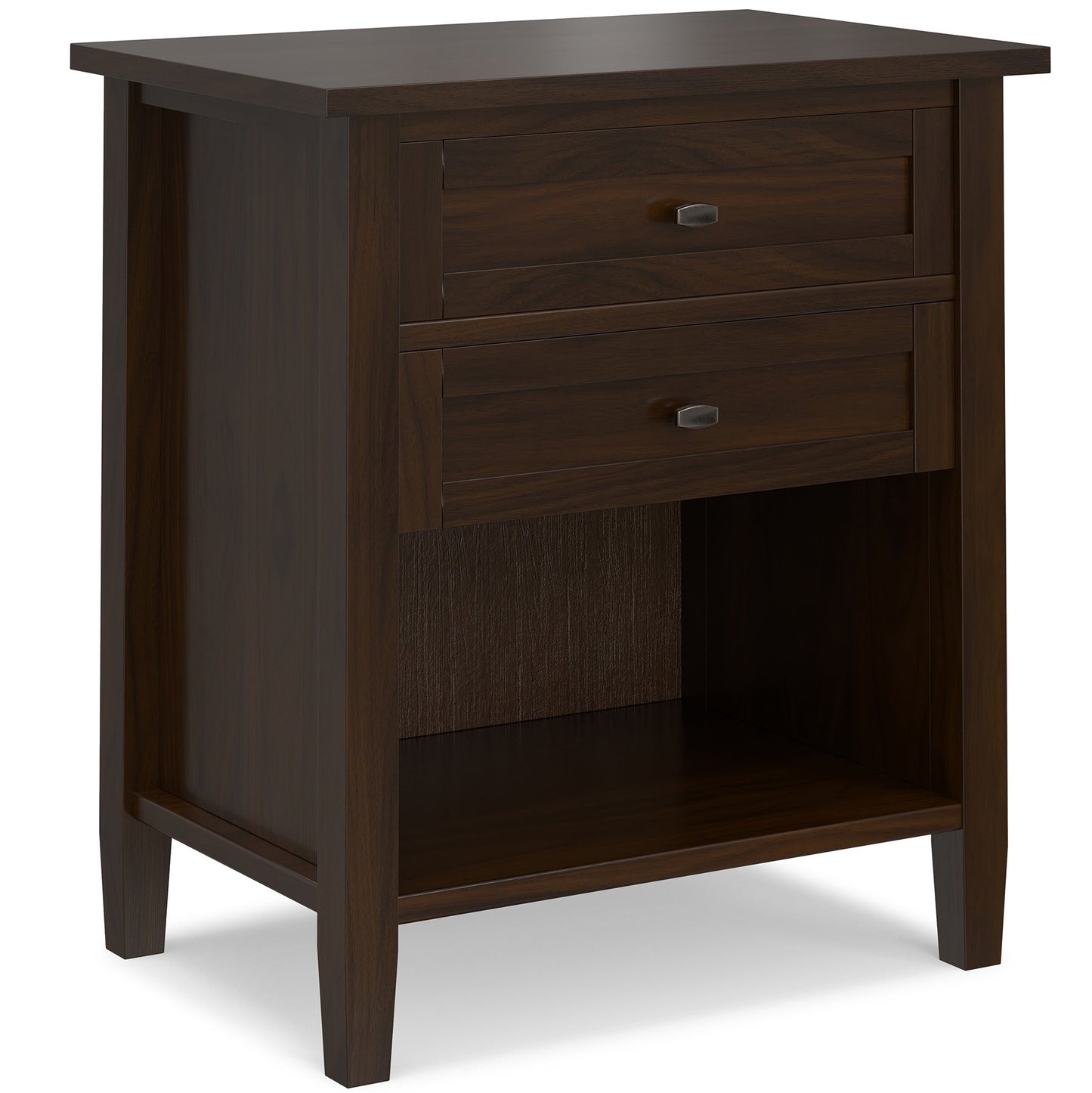 Tobacco Brown | Warm Shaker Bedside Table
