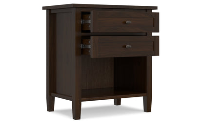Tobacco Brown | Warm Shaker Bedside Table