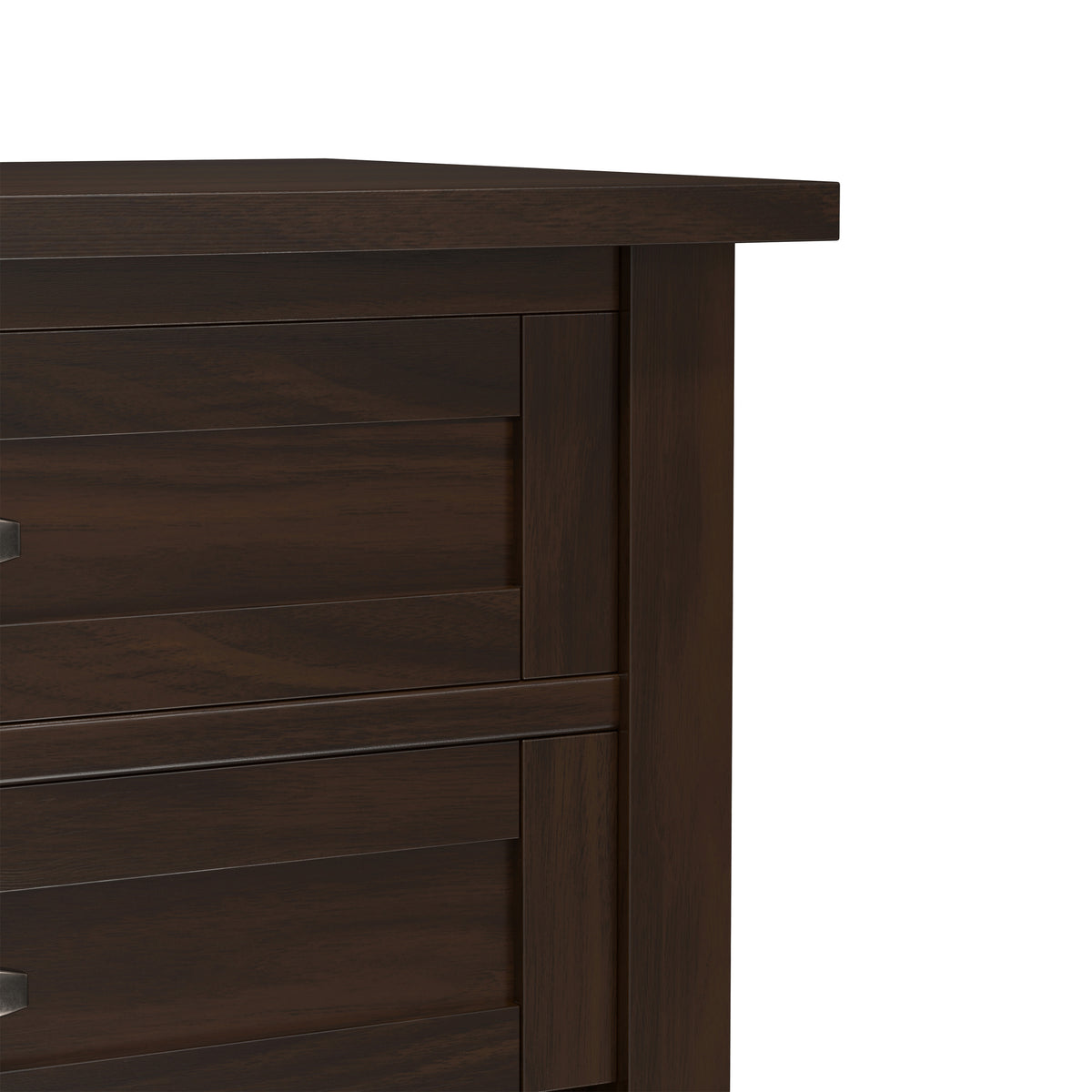 Brunette Brown | Warm Shaker Nightstand