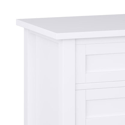 White | Warm Shaker Bedside Table