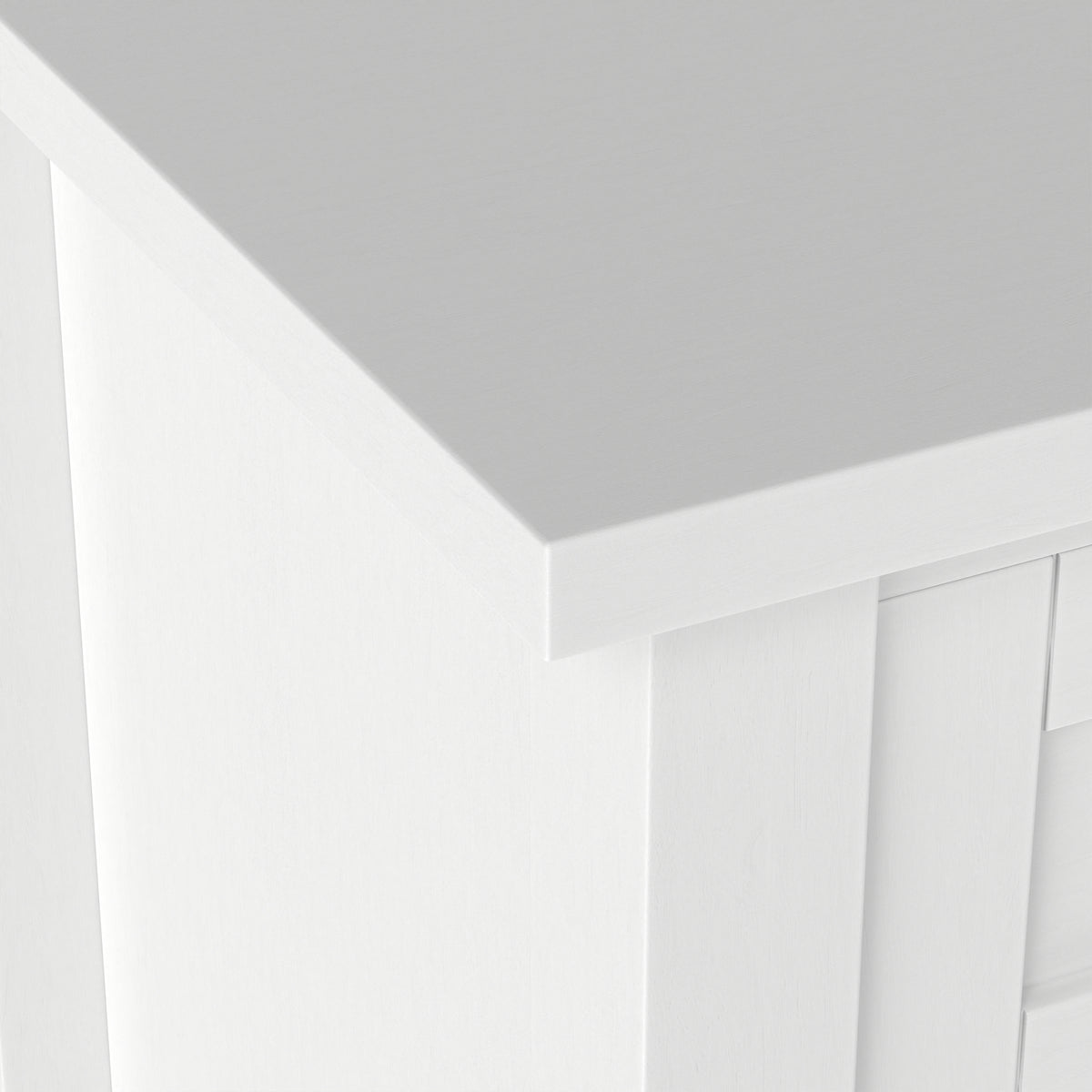 White | Warm Shaker Nightstand