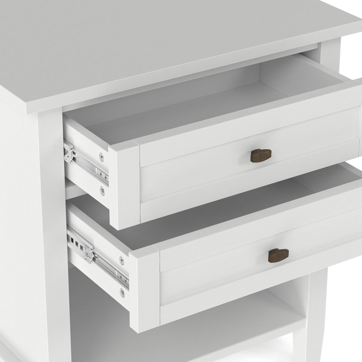 White | Warm Shaker Nightstand