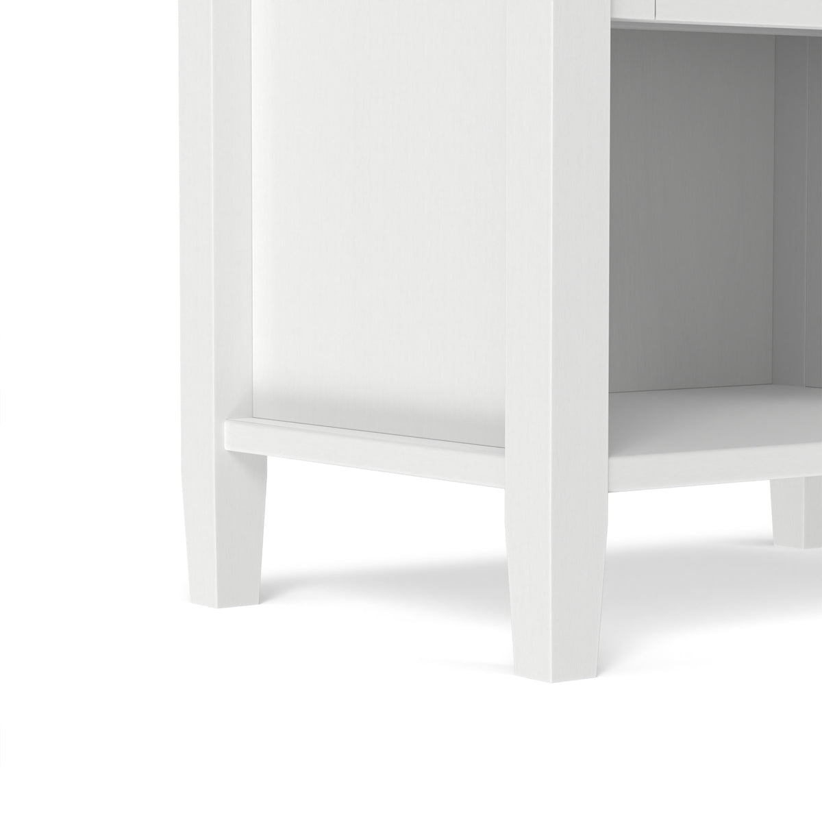 White | Warm Shaker Nightstand