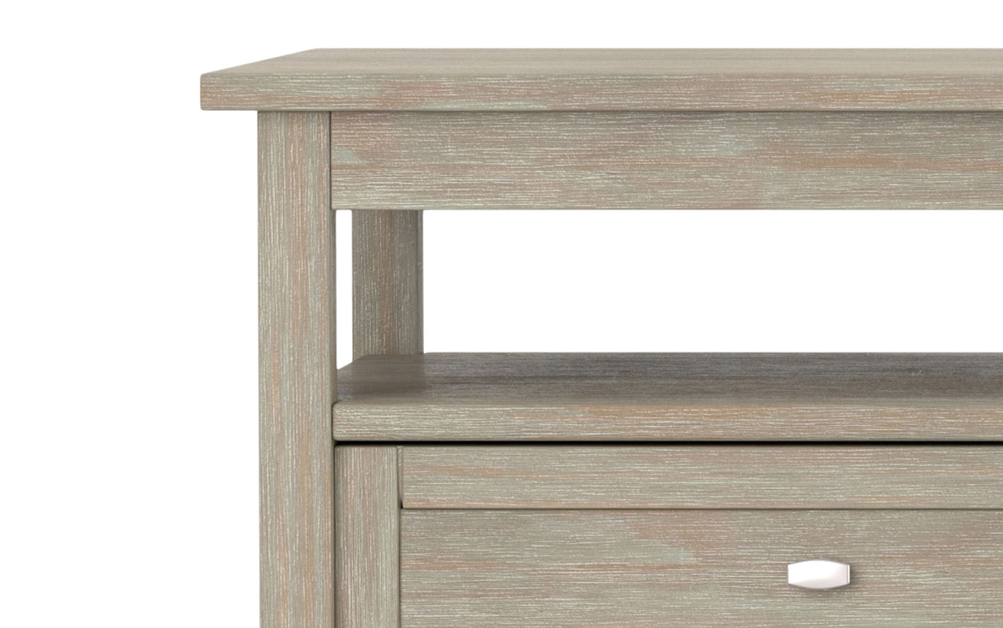 Distressed Grey | Warm Shaker 48 inch Coffee Table