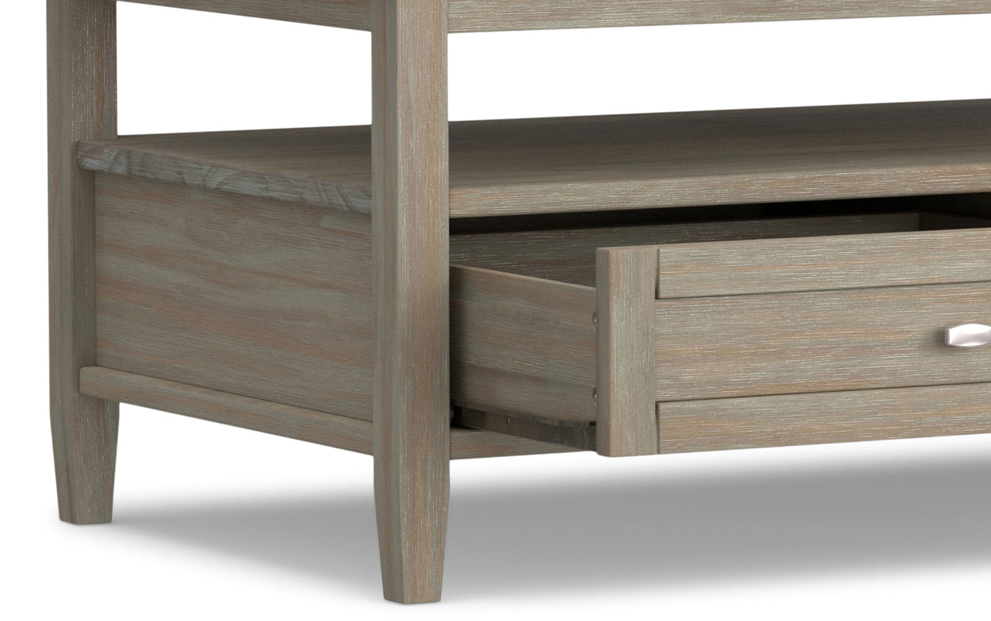 Distressed Grey | Warm Shaker 48 inch Coffee Table