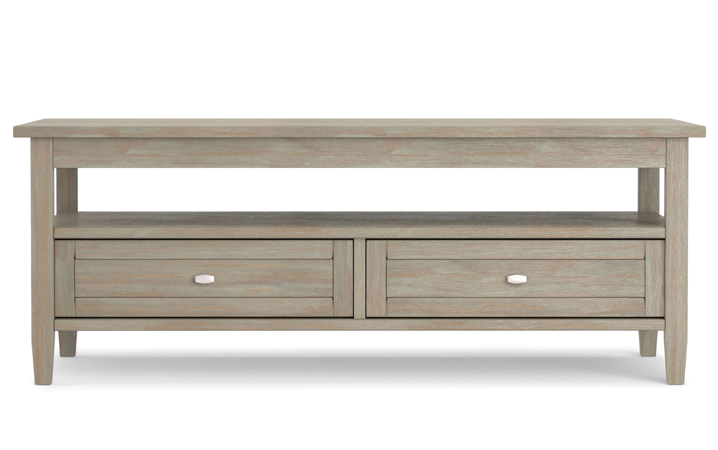 Distressed Grey | Warm Shaker 48 inch Coffee Table