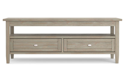 Distressed Grey | Warm Shaker Coffee Table