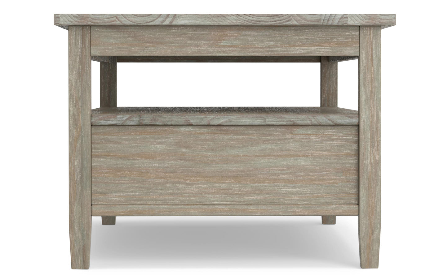 Distressed Grey | Warm Shaker 48 inch Coffee Table