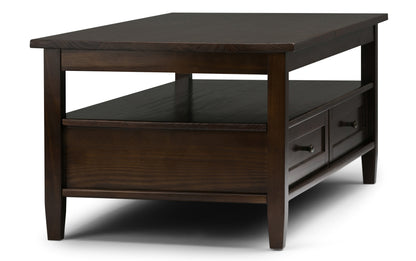 Tobacco Brown | Warm Shaker Coffee Table