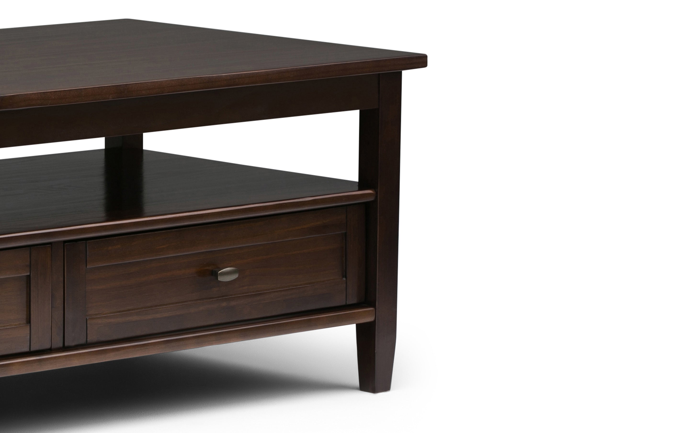 Solid Wood Coffee Table | Warm Shaker Coffee Table – Simpli Home