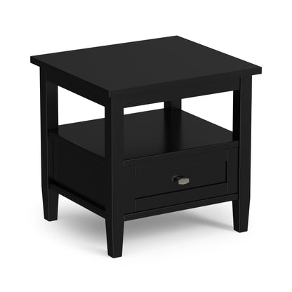 Black | Warm Shaker End Table
