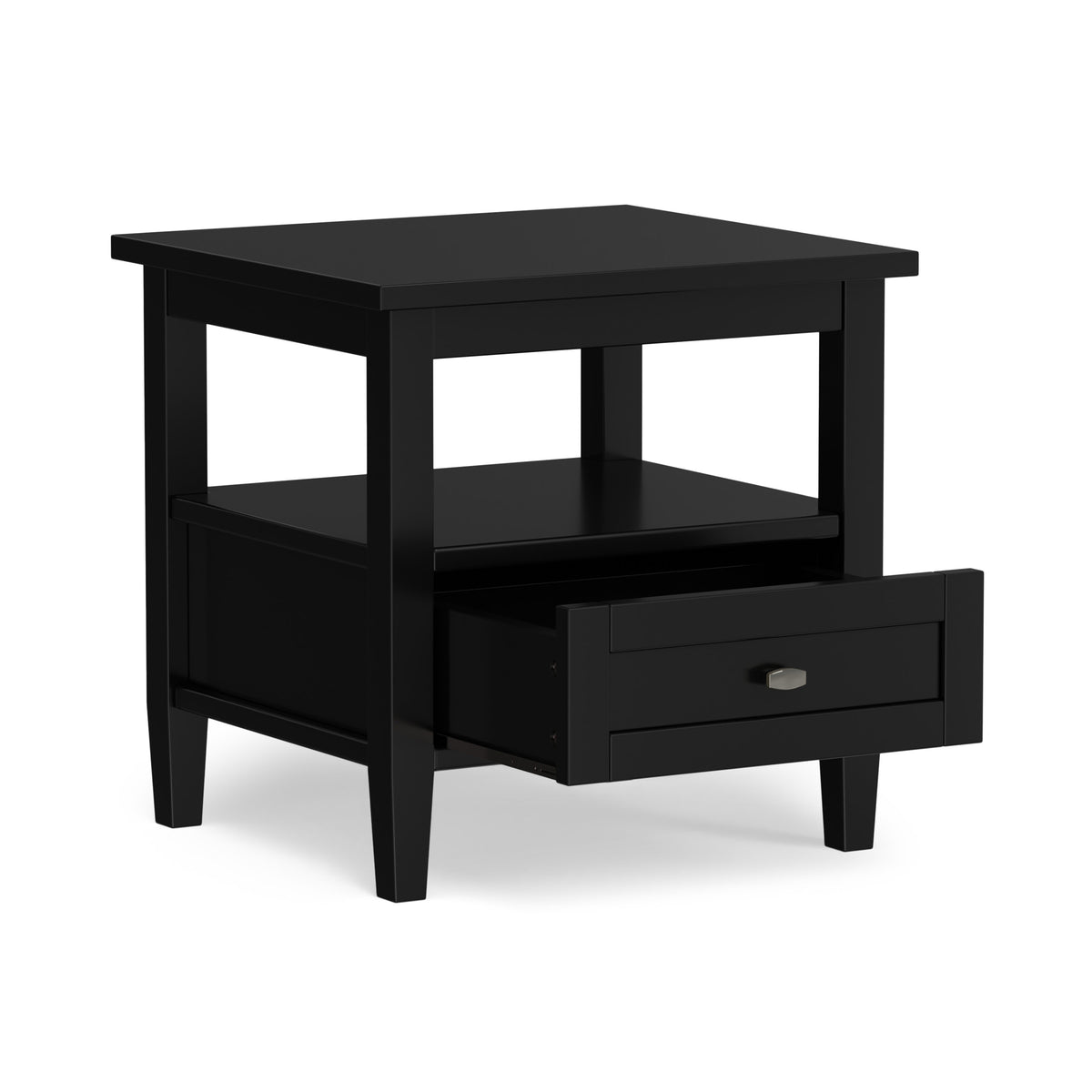 Black | Warm Shaker End Table
