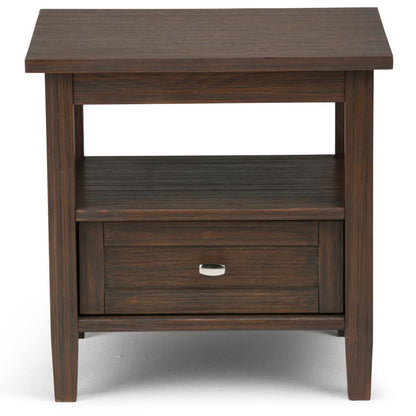 Farmhouse Brown | Warm Shaker End Table