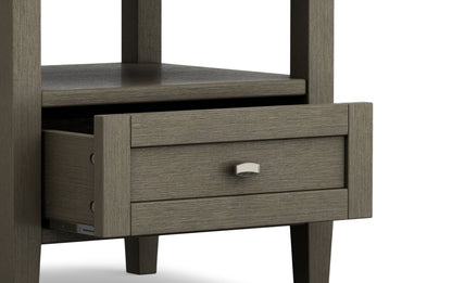Farmhouse Grey | Warm Shaker End Table