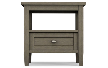 Farmhouse Grey | Warm Shaker End Table