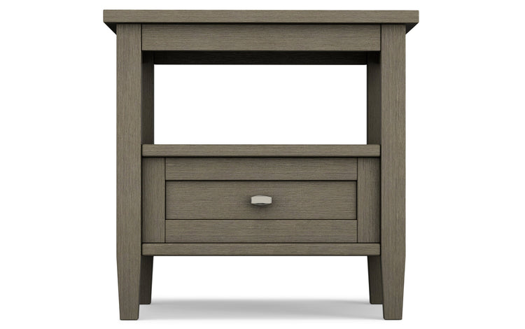 Farmhouse Grey | Warm Shaker End Table