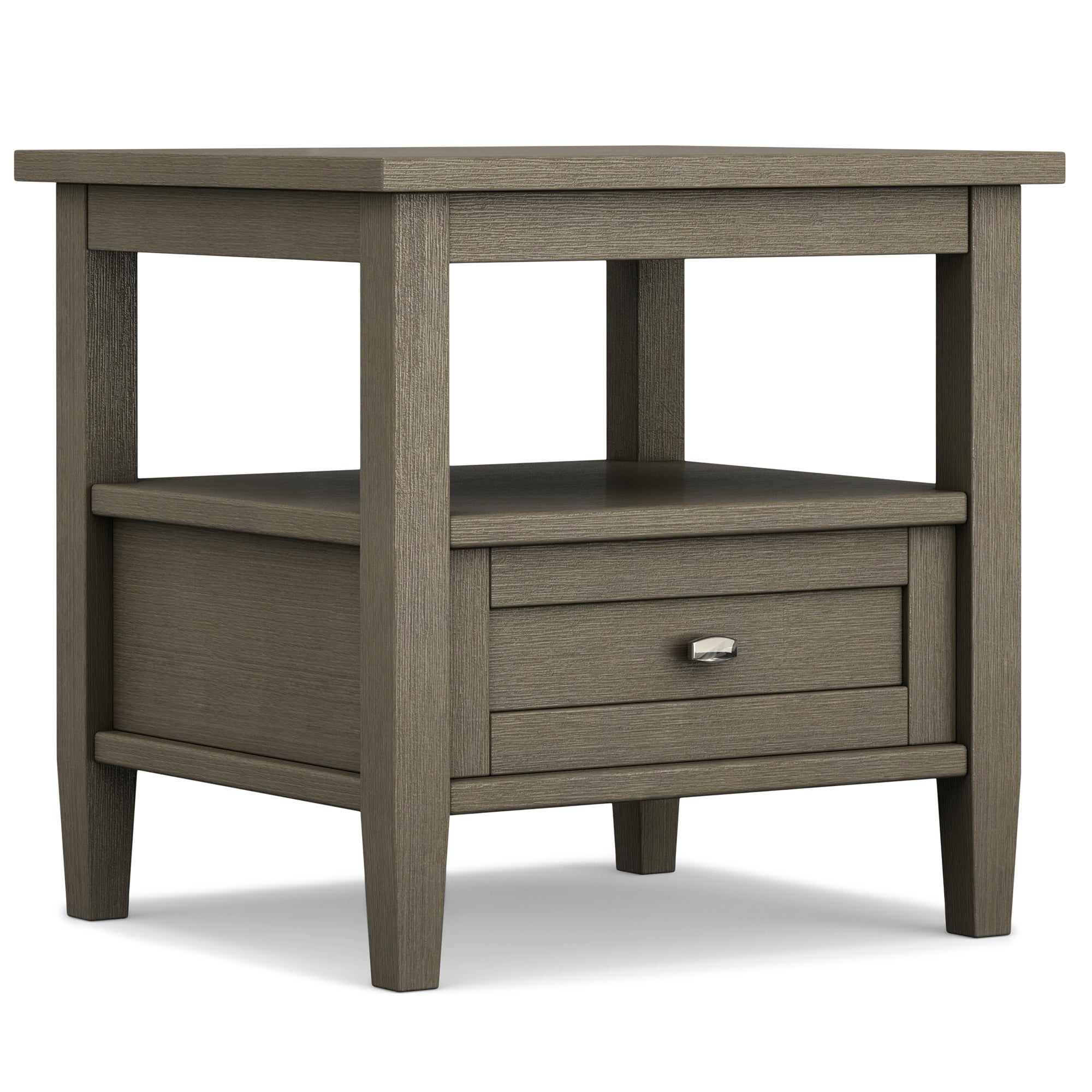 Farmhouse Grey | Warm Shaker End Table