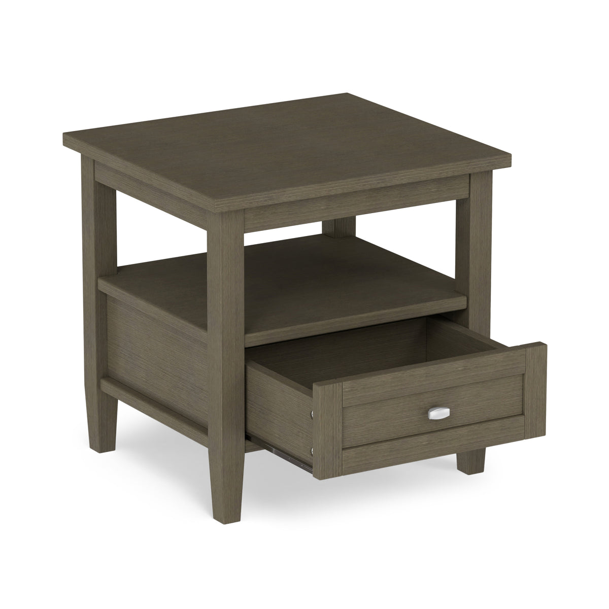 Farmhouse Grey | Warm Shaker End Table