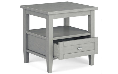 Fog Grey | Warm Shaker End Table